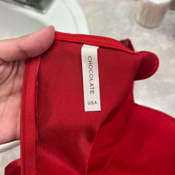 Red Bodycon Dress - Picture 5 of 6